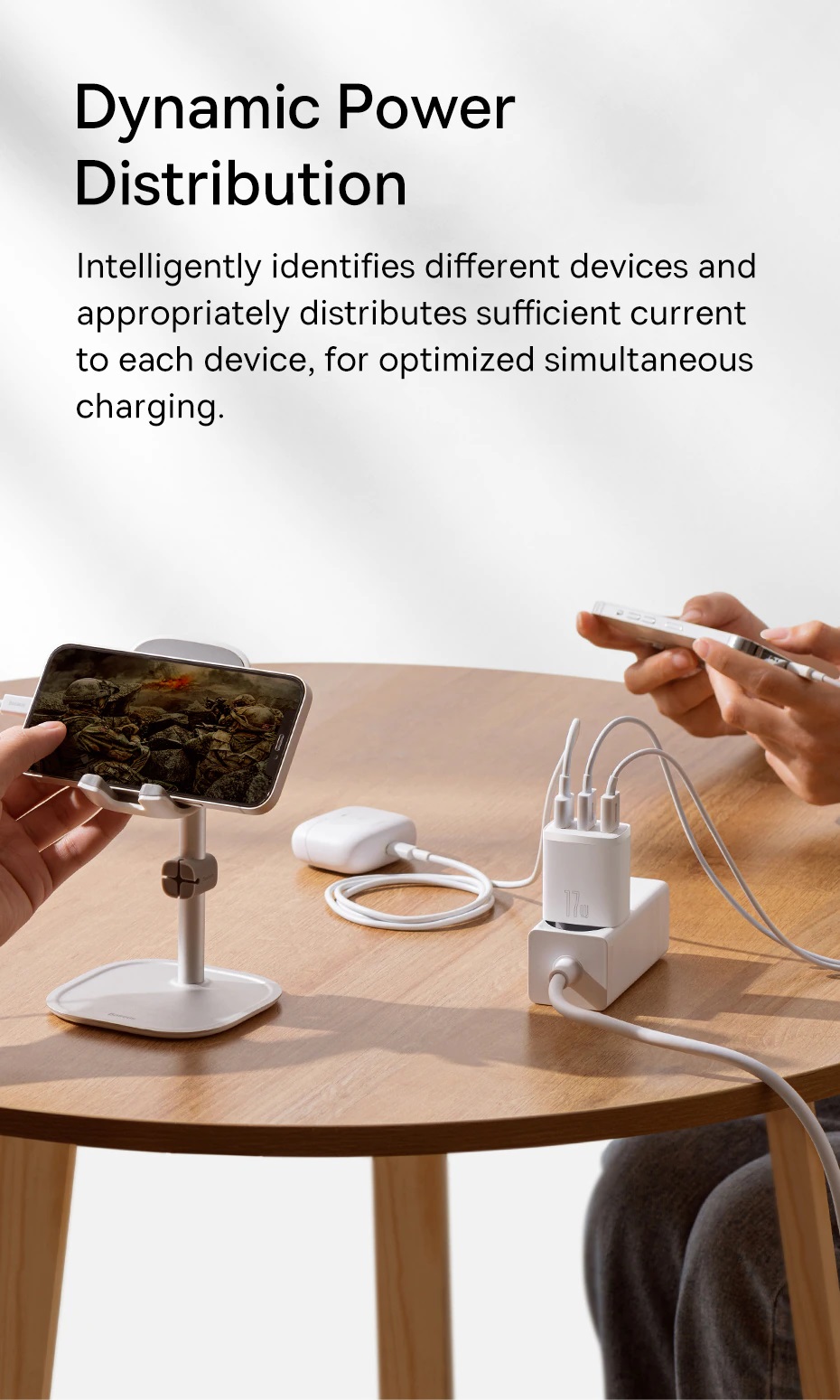 Củ Sạc Đa Năng 3 cổng USB CCXJ Baseus Compact Charger 17W (nhỏ gọn, an toàn, 17W)- Hàng chính hãng