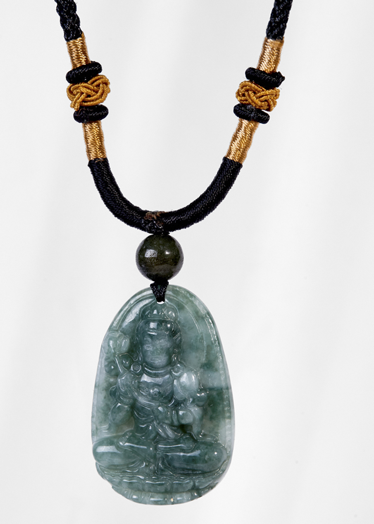 Mặt Dây Chuyền Phật Bản Mệnh Đá Cẩm Thạch Dầu - Ngọc Quý Gemstones