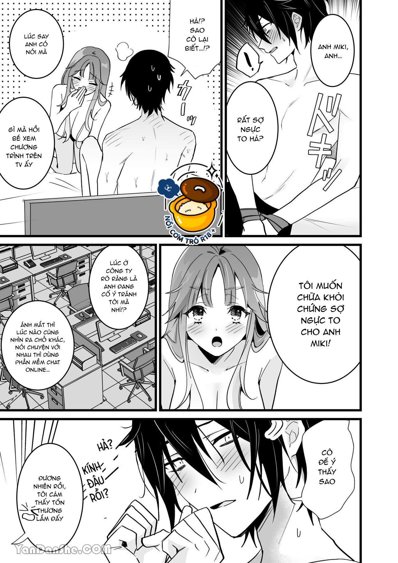 cô đồng nghiệp ngực to làm tôi sợ hãi chapter 1.1 13