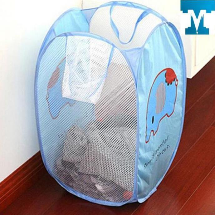 Giỏ lưới đựng quần áo, đồ dùng, đồ chơi ngộ nghĩnh 1147 diệu shop