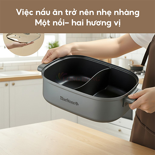 Nồi lẩu điện đa năng Bluestone MPB-7257 - Hàng chính hãng