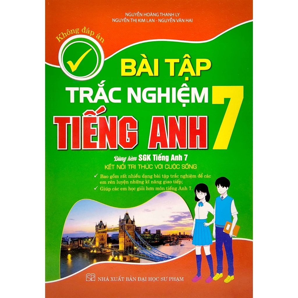 Sách Bài Tập Trắc Nghiệm Tiếng Anh Lớp 7 (Không Đáp Án)