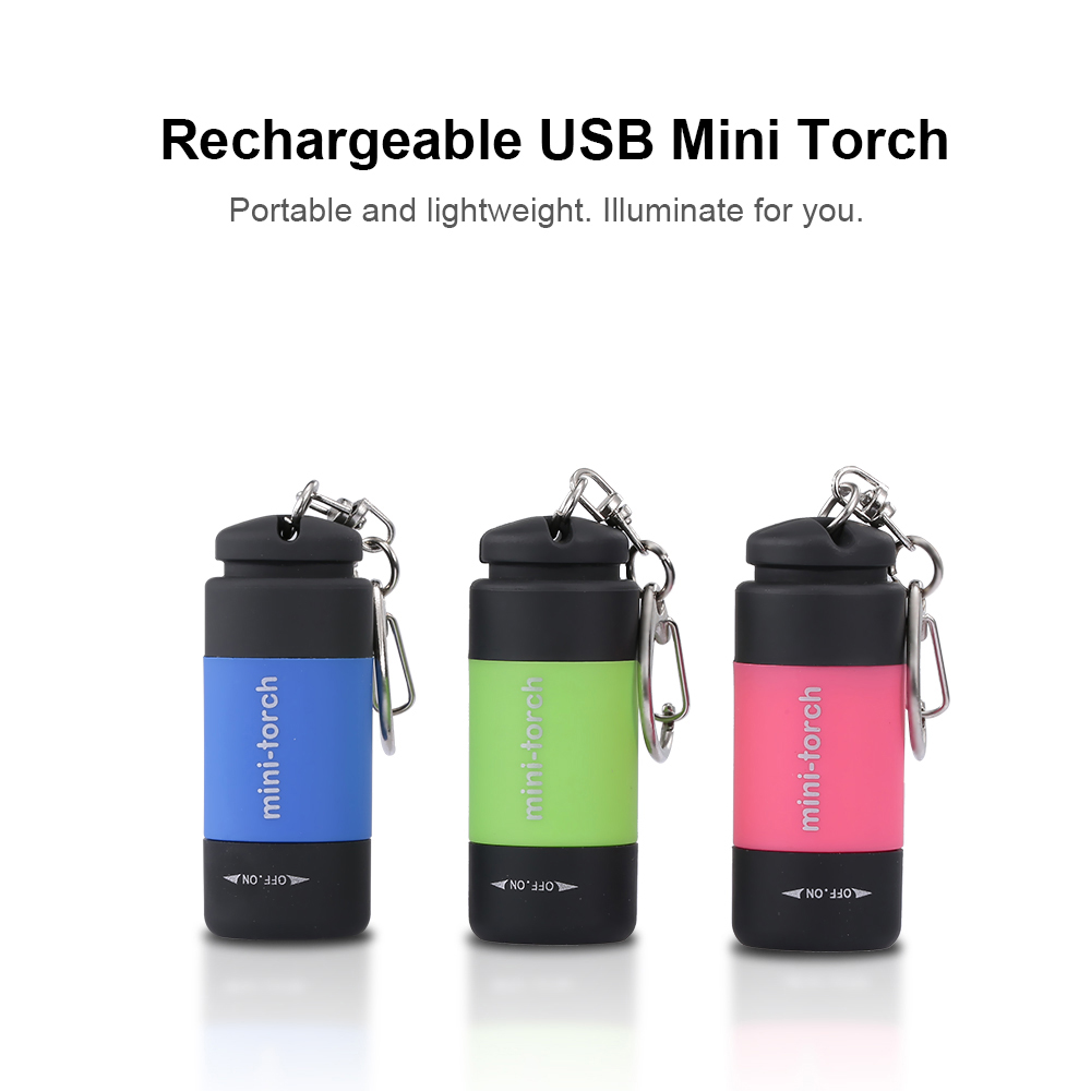 Đèn Pin LED Ngoài Trời Nhẹ Có Thể Sạc Lại USB