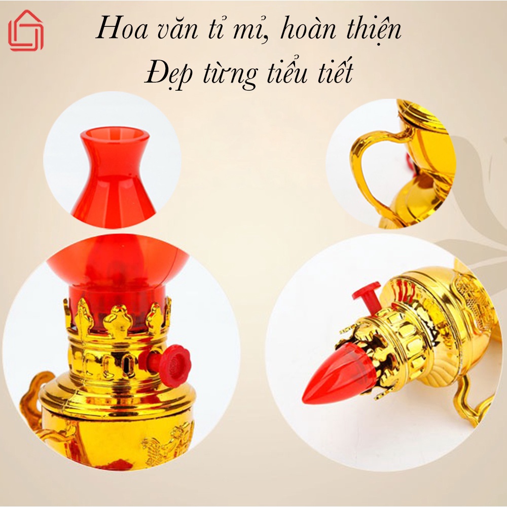 Đèn bàn thờ pin sáng vĩnh cửu, đèn thờ thu hút may mắn tốt lành