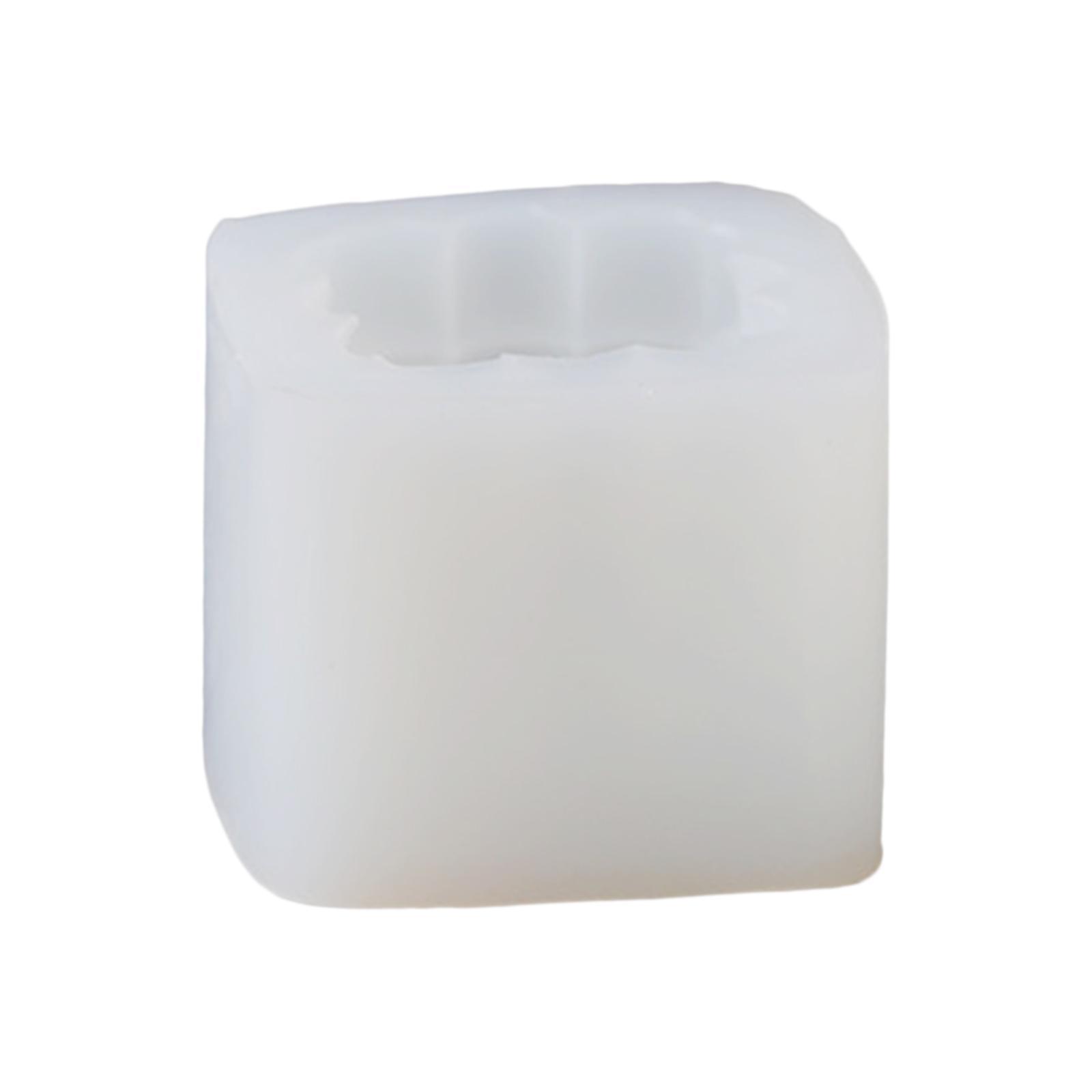 Silicone 3D Square Candle Mold Scented Candles DIY Crafts Soy Soap Aromatherapy Candles Handmade Candle Decor