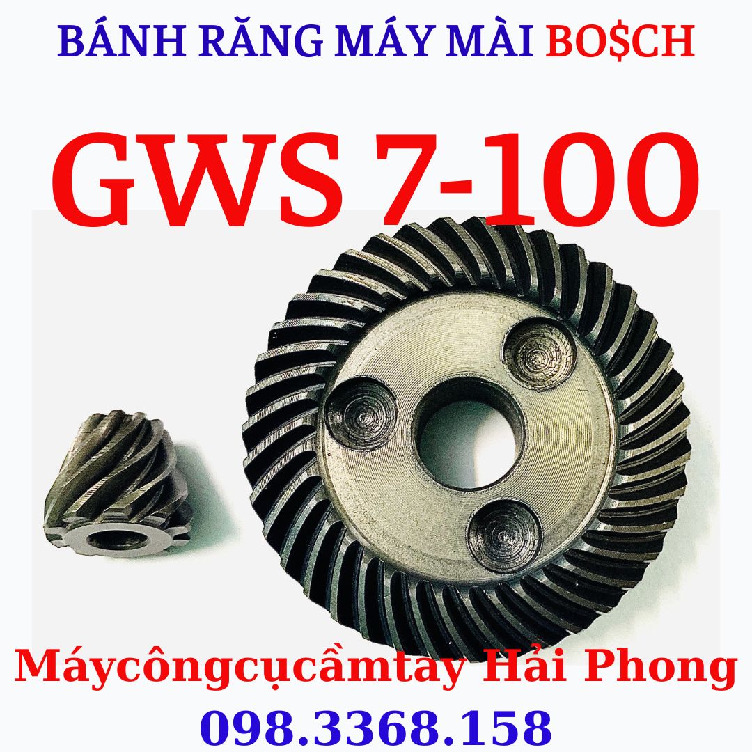 Bánh răng máy mài góc BO$CH f100 Mod.GWS 7-100 ( Nhông GWS7-100 )