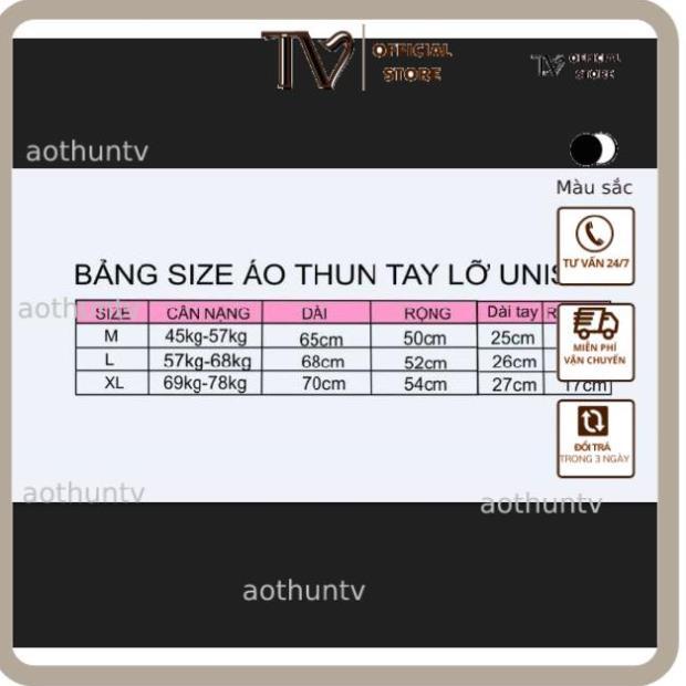 Áo thun nữ TVSTORE ÁO PHÔNG TAY LỠ UNISEX FORM RỘNG NARUTO M32D