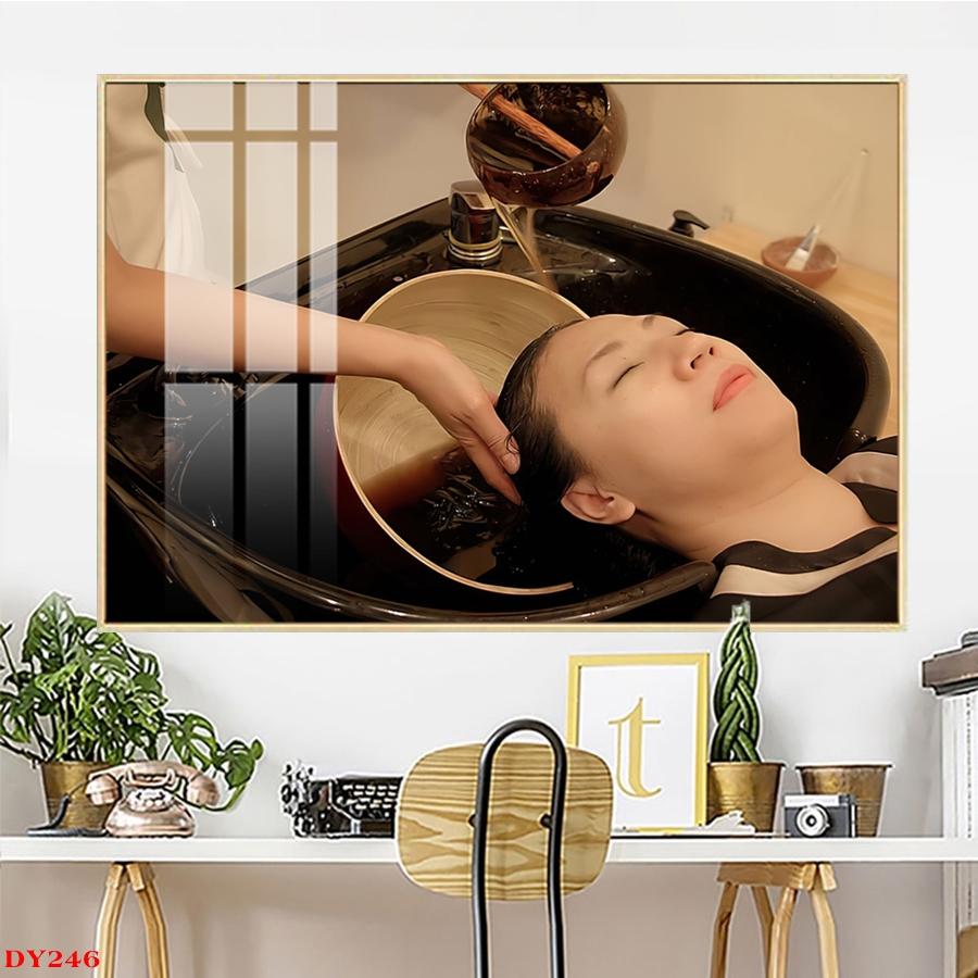 Tranh Tráng Gương Chủ Đề Thảo Dược Đông Y - Spa Dưỡng Sinh DS01