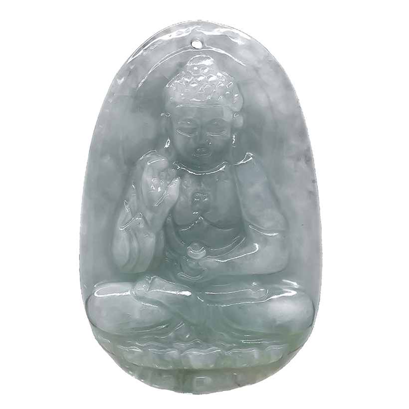 Đức Phật A Di Đà Cẩm Thạch - Phật Bản Mệnh Treo Xe Hơi Cho Người Tuổi Tuất, Hợi - Độ Mạng, Bình An