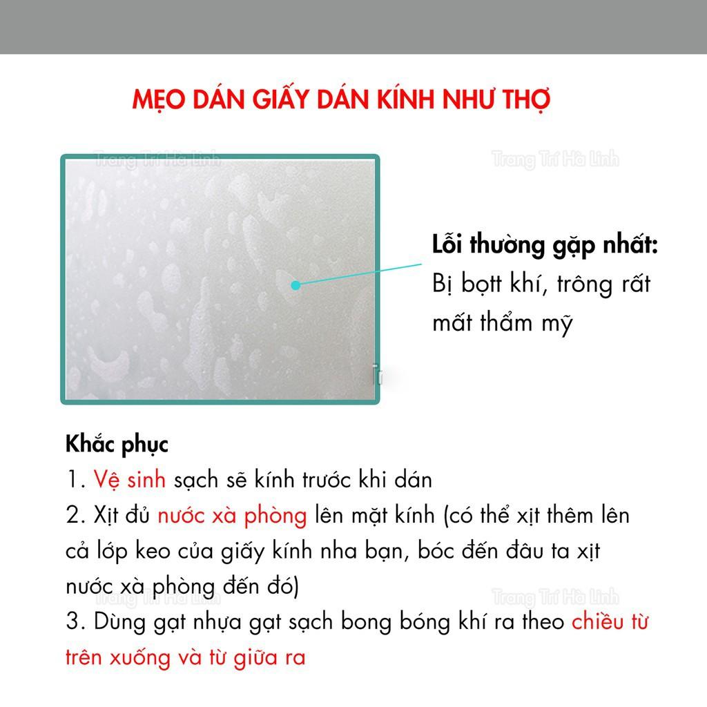 Decal Dán Kính Giả hình Sỏi T059 Khổ 90x100cm riêng tư chống nhìn trộm cửa kính