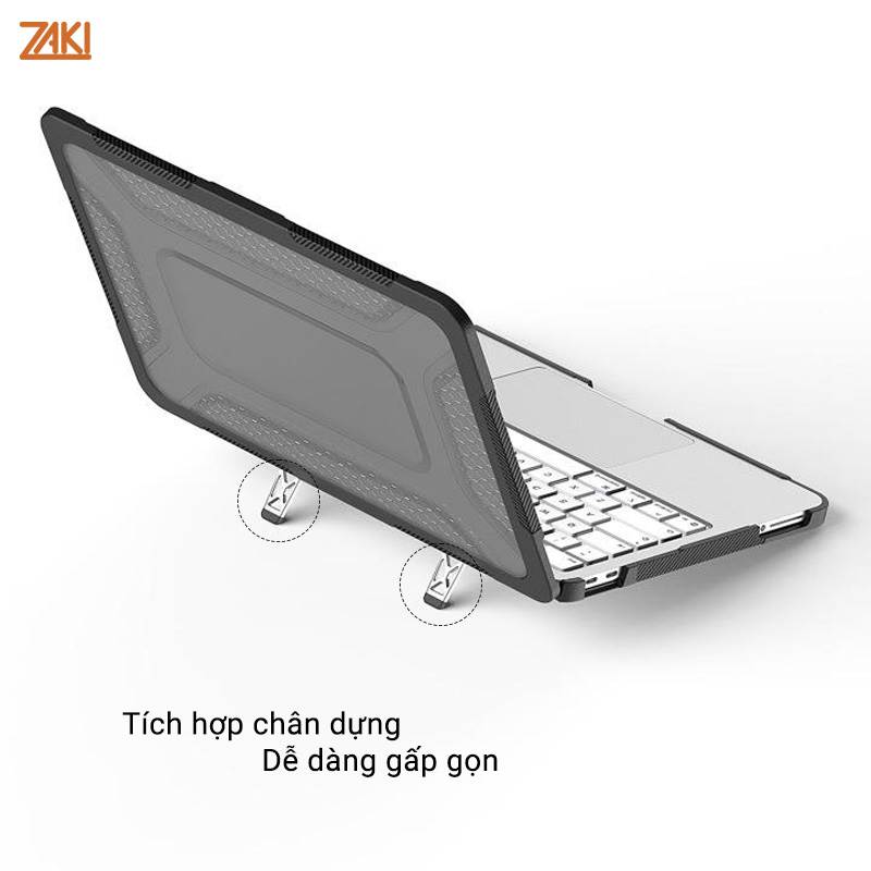 Ốp lưng chống sốc cho MacBook Neo 13″ ZAKI EvoShell Case - Hàng Chính Hãng