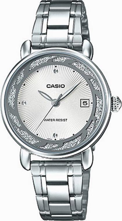 Đồng Hồ Nữ Dây Thép Không Gỉ Casio LTP-E120D-7ADF (35.5 × 30 mm)