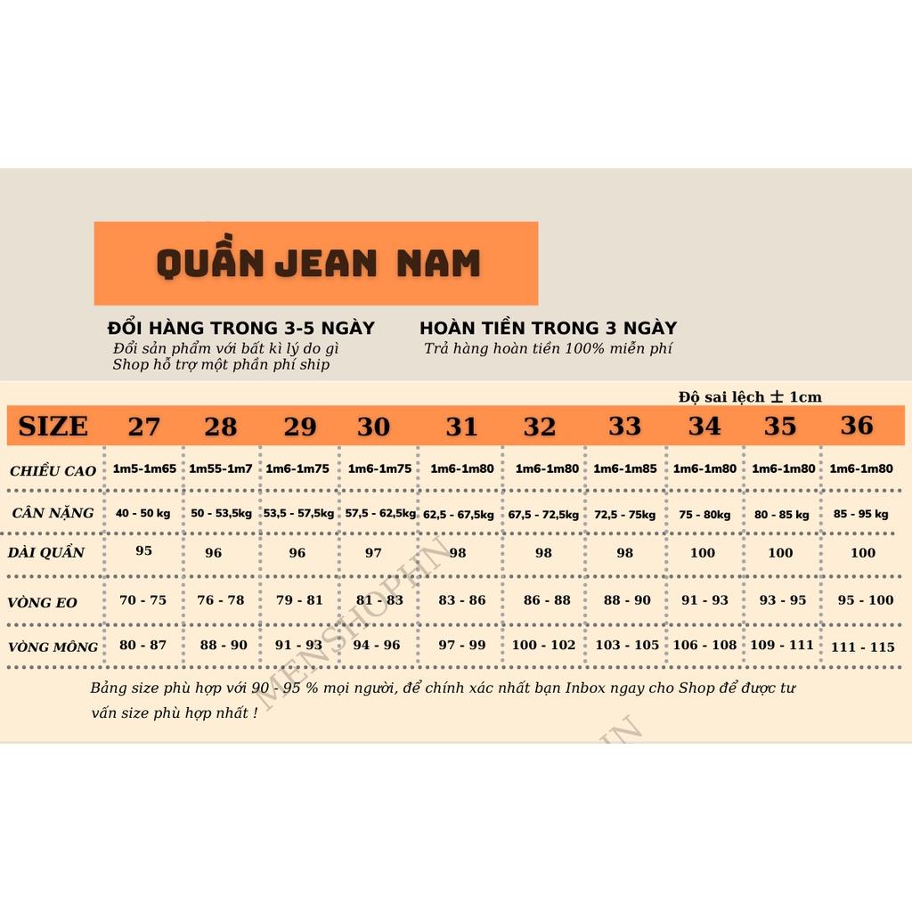 Quần jean baggy nam nữ unisex Dáng đứng Suông Rộng SR01 không phai màu