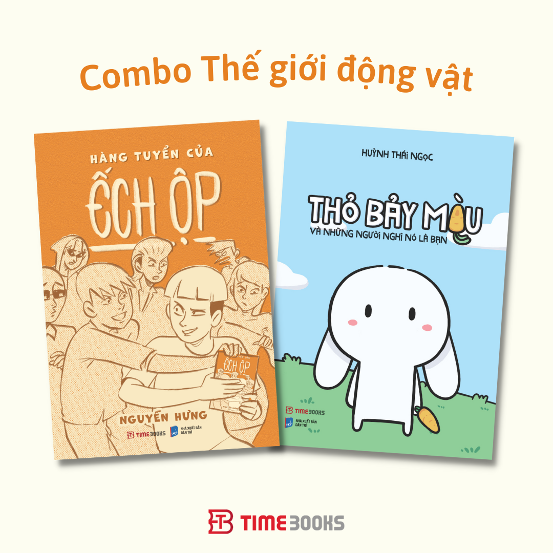 Combo Thỏ và Ếch: Thỏ Bảy Màu và Những Người Nghĩ Nó Là Bạn & Hàng Tuyển Của Ếch Ộp