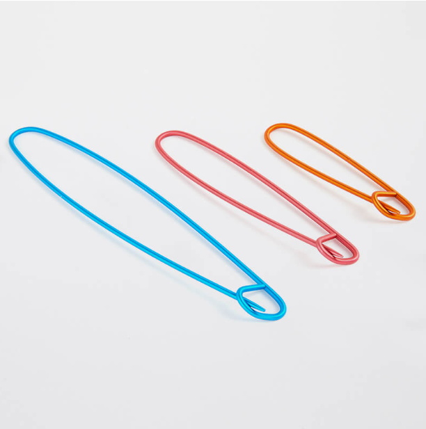 Bộ 3 kim giữ mũi đan Aluminium 3 size khác nhau hãng Knitpro