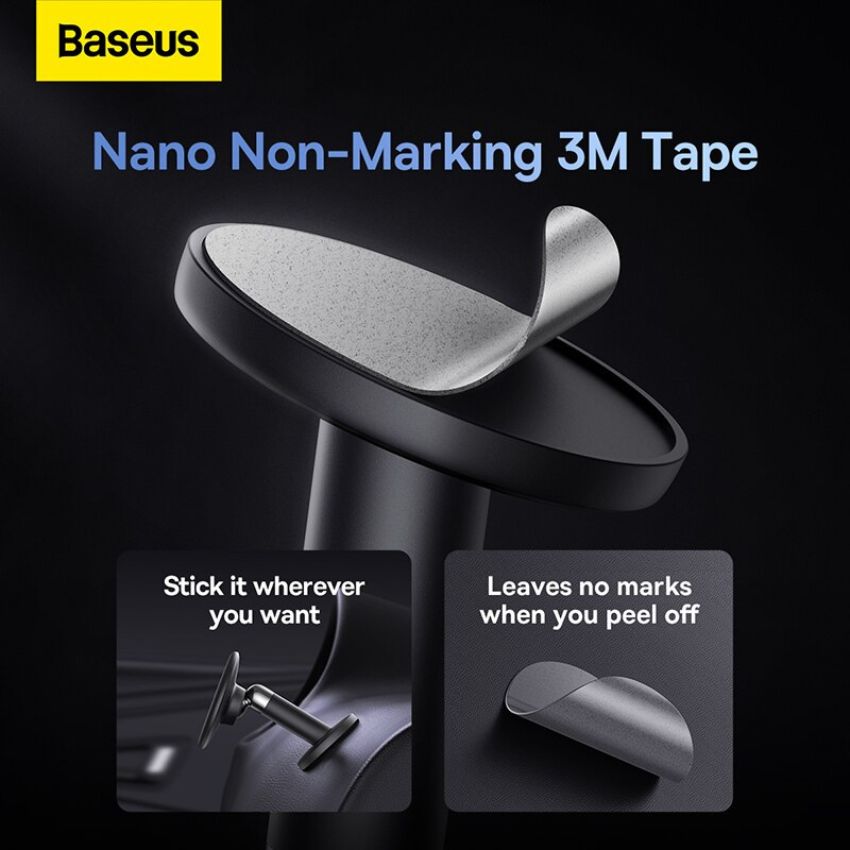 Giá Đỡ Điện Thoại Từ Tính dùng trên ô tô xoay 360 độ Baseus C01 Magnetic Phone Holder- Hàng chính hãng