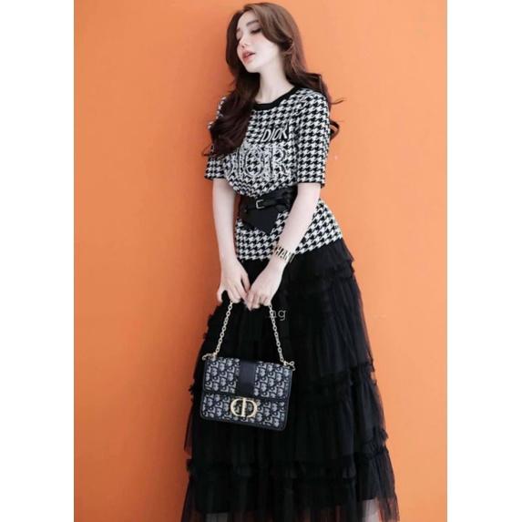 Chân váy voan tầng công chúa hàng QC