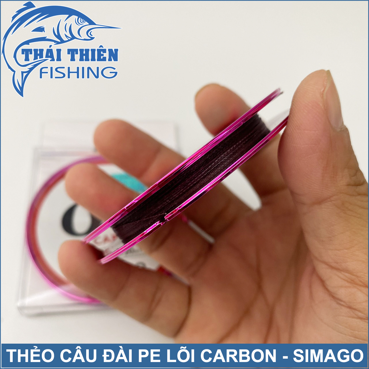 Dây Pe Carbon Simago Cuộn 20m Dùng Làm Thẻo Câu Đài