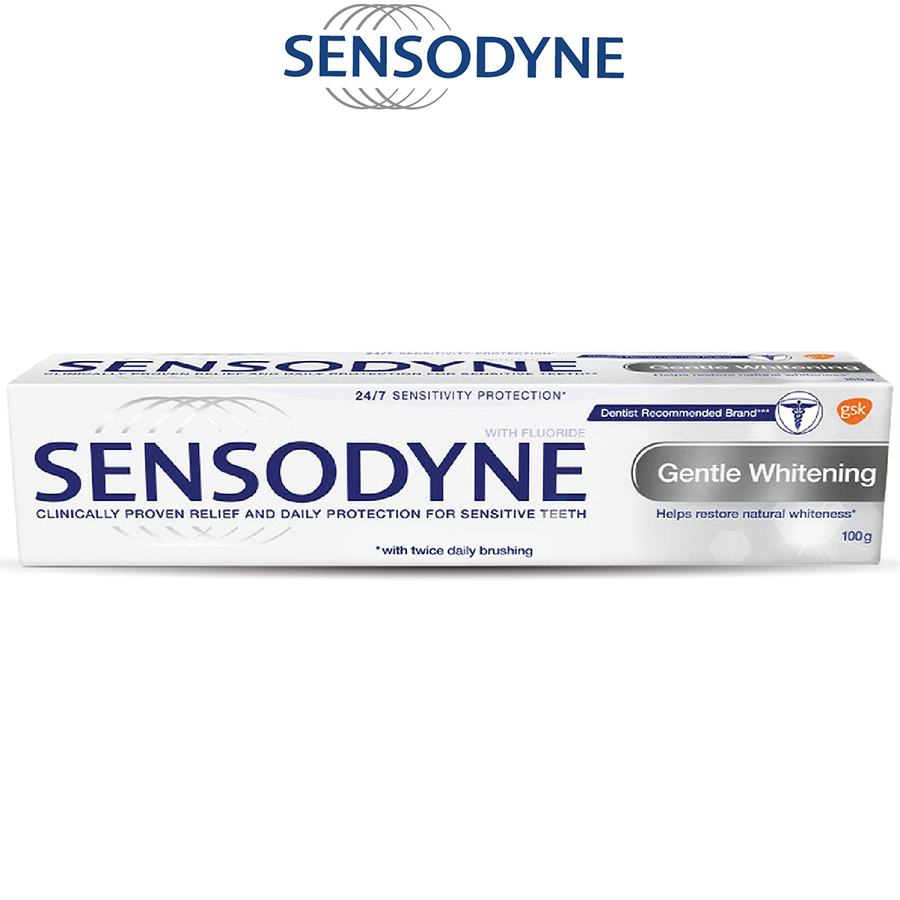 Kem Đánh Răng Sensodyne Gentle Whitening Làm Sáng Răng 100g