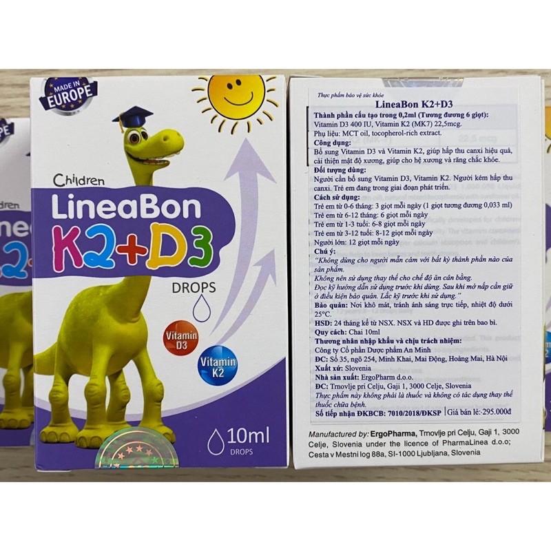 D3K2 LineaBon Hỗ Trợ Tăng Chiều Cao Cho Bé