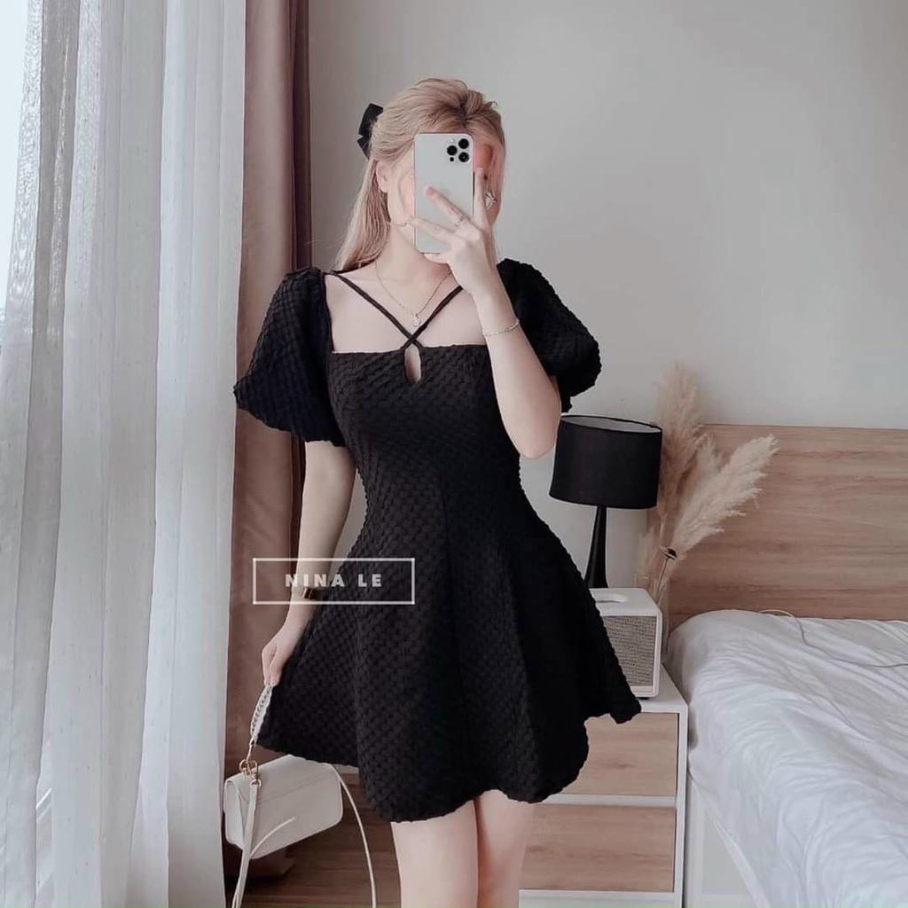 Đầm váy nữ lụa xốp xinh xắn như công chúa dành cho các nàng đi chơi, dự tiệc