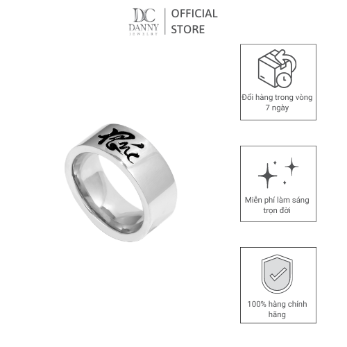 Nhẫn Bạc 925 Danny Jewelry Phúc Lộc Thọ Xi Rhodium N0063