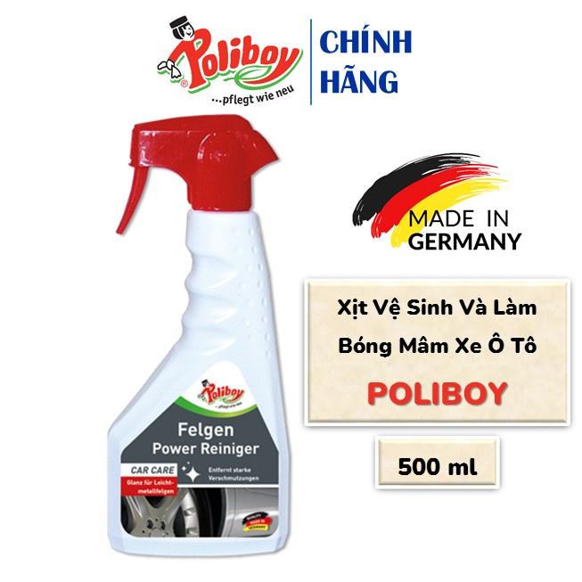 Xịt Vệ Sinh Và Làm Bóng Mâm Xe Ô Tô POLIBOY 500ml