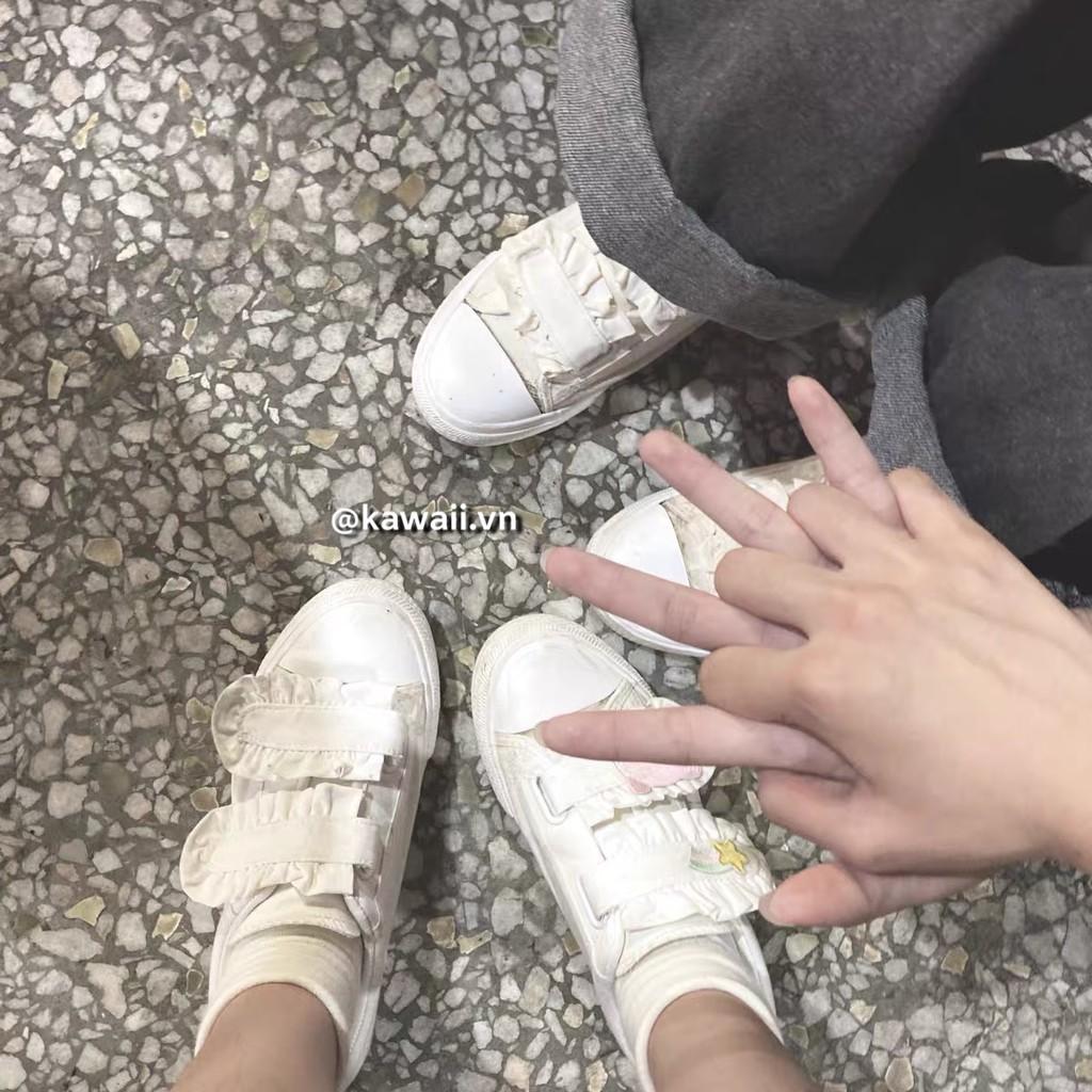 GIÀY MOMO SHOES - GIÀY CANVAS QUAI DÁN DỄ THƯƠNG