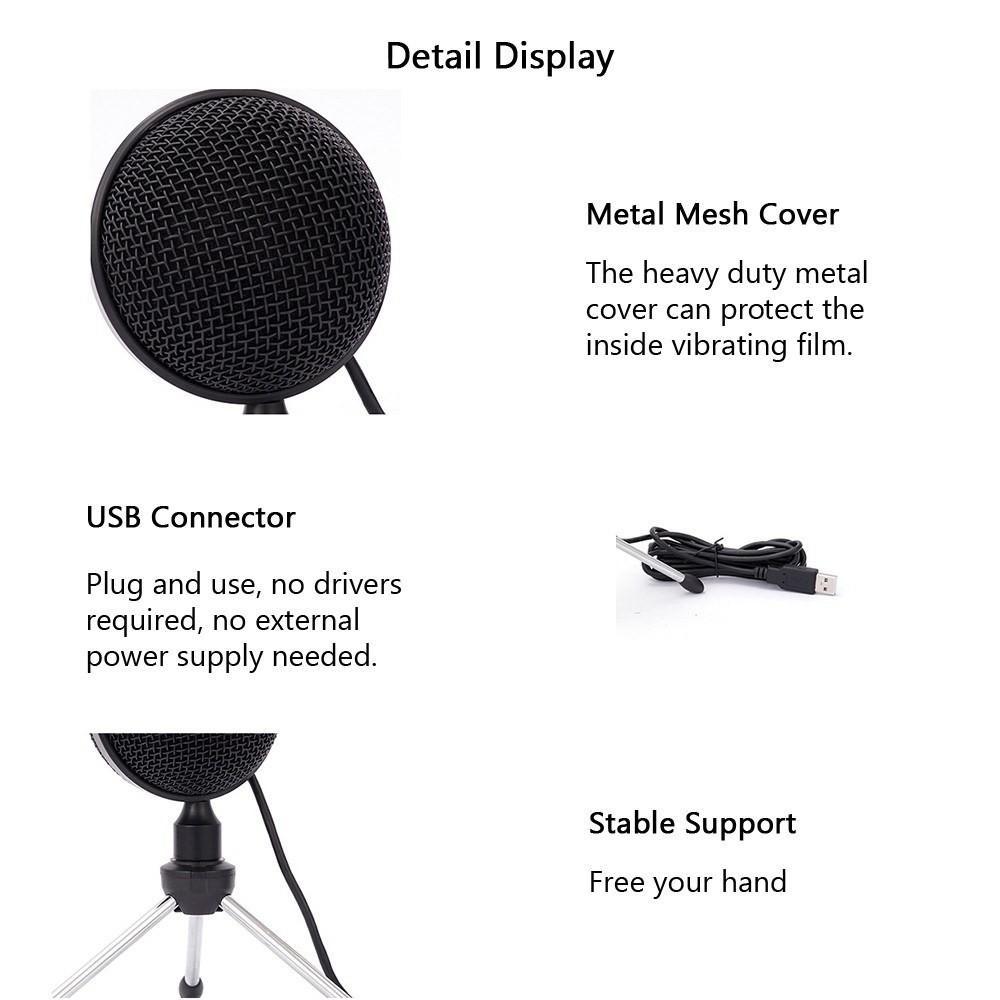 Micro thu âm cổng USB cho máy tính