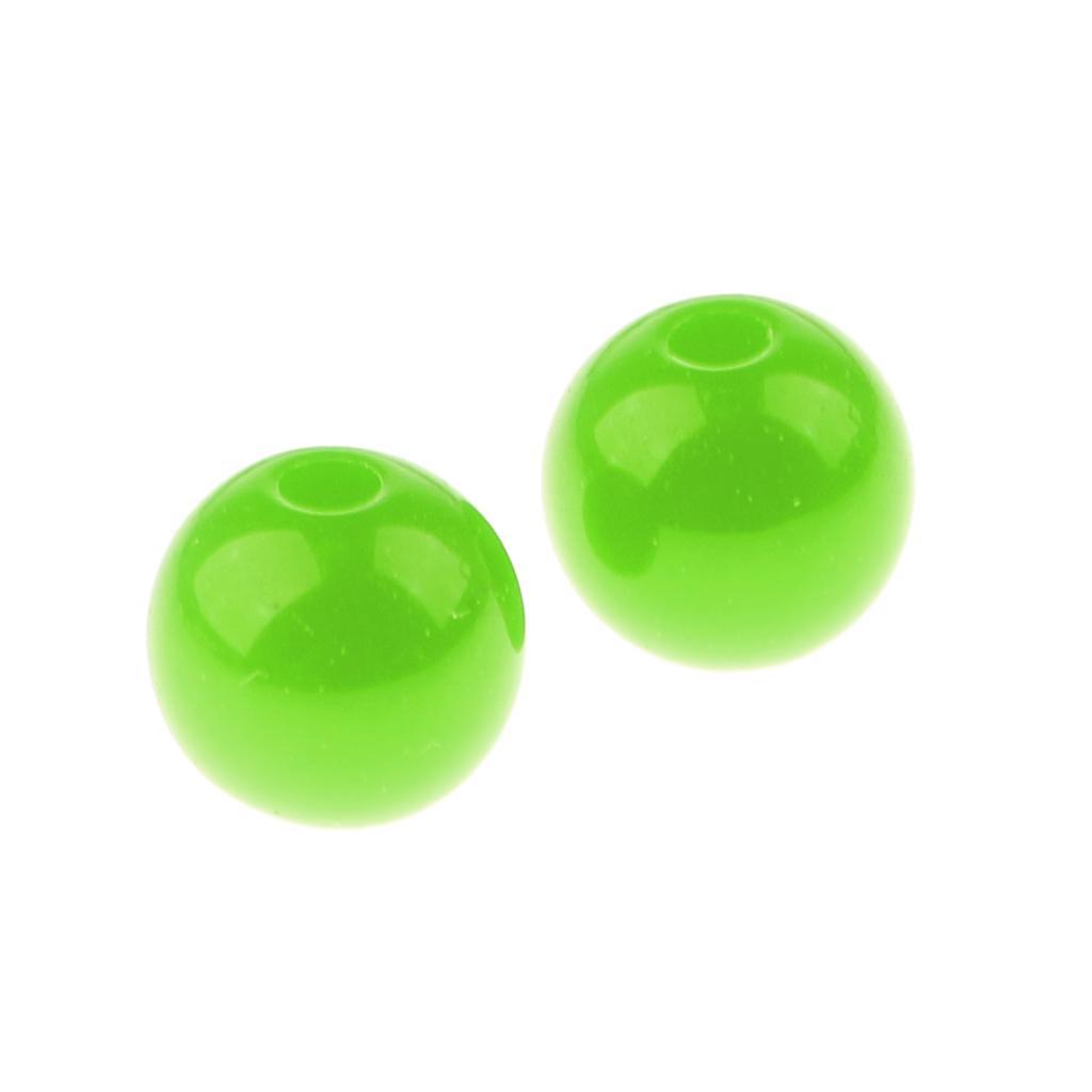 30pcs 6mm Fishing Large Fishing Beads Carp Fishing Stop Rigs Beads