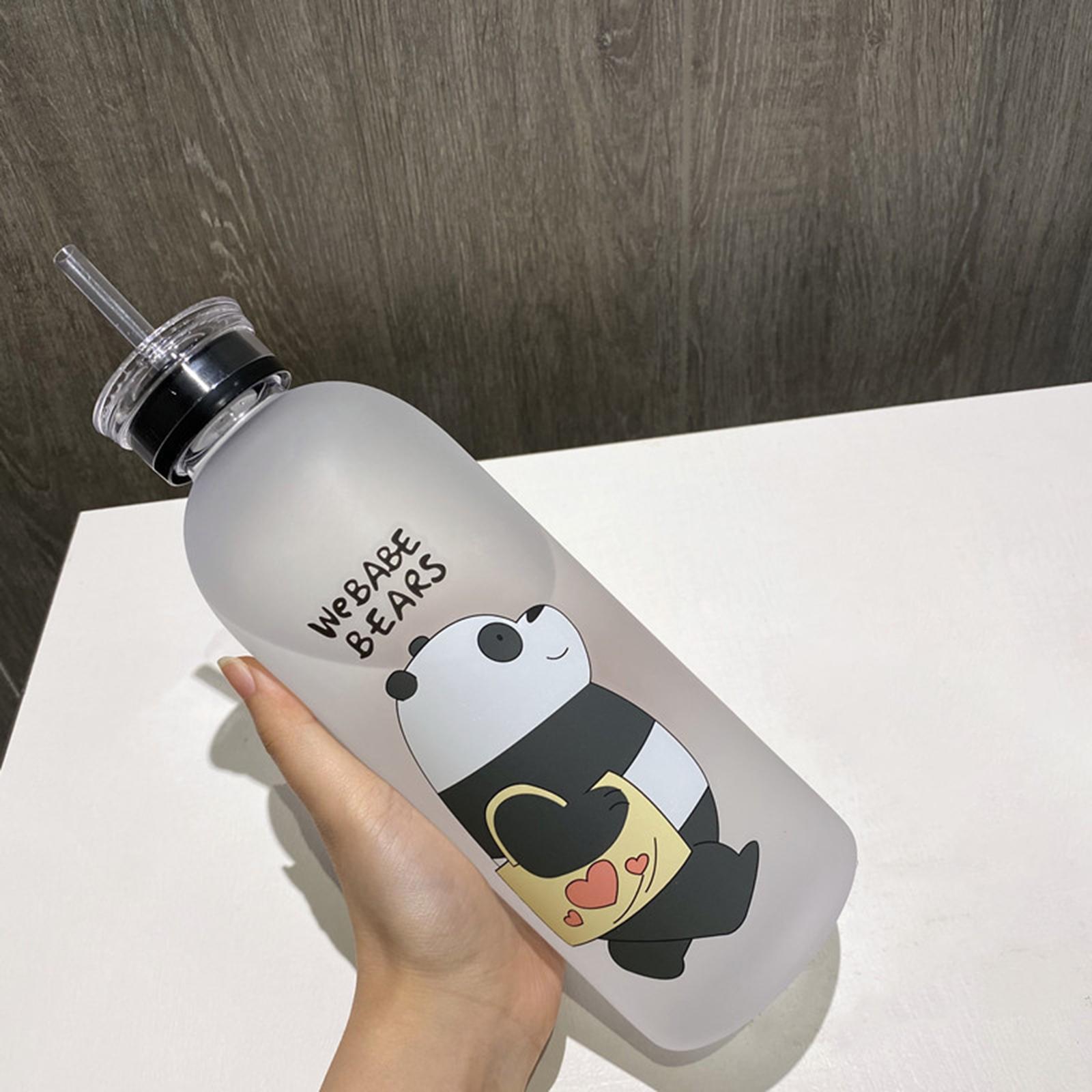 Cute Bear Straw Portable Gift Beverage Drinking
