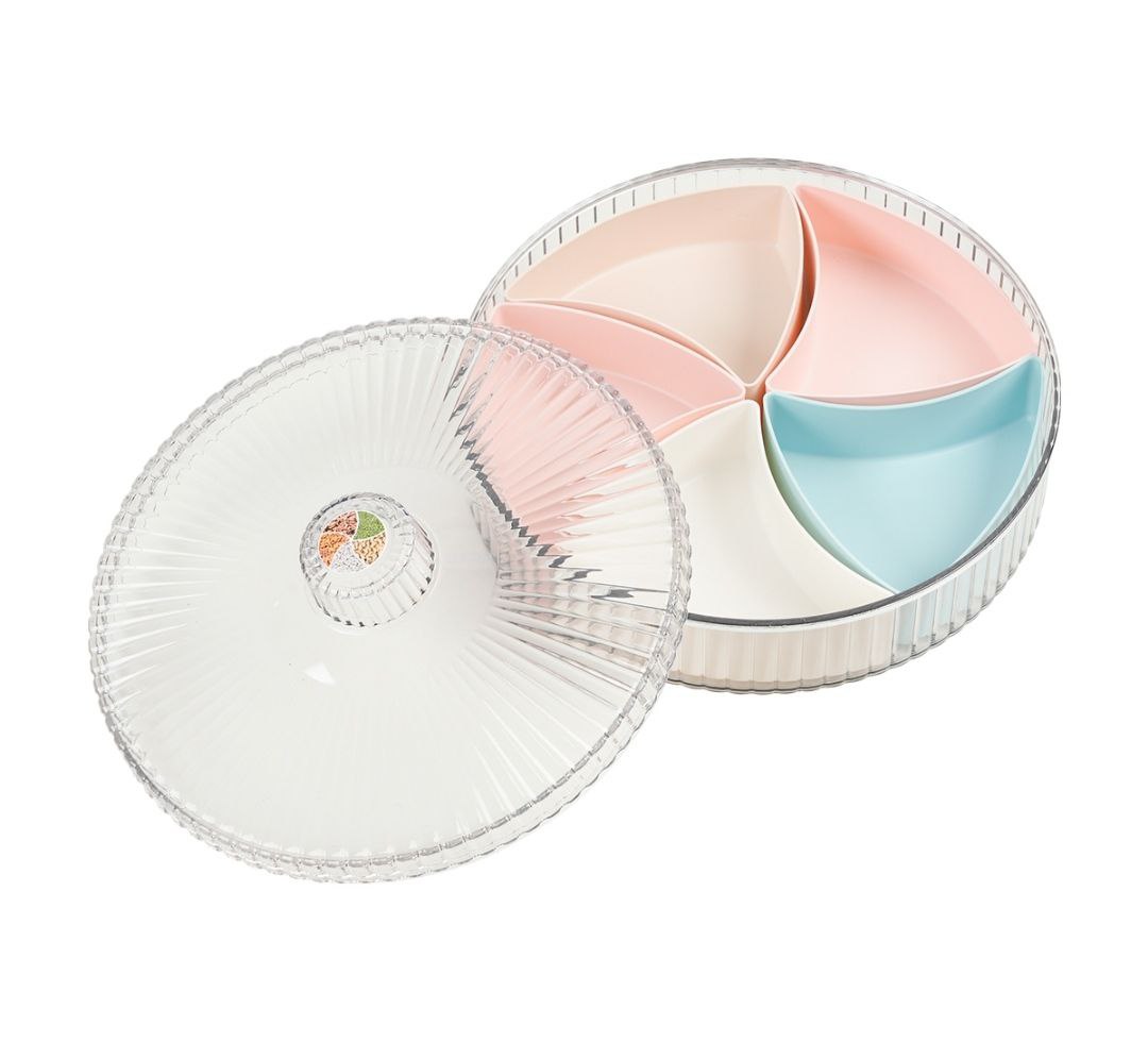Khay mứt TẾT đựng bánh kẹo Khay gồm 5 hũ ngũ lộc lớn xinh xắn hình kim kim cương biểu hiện sang trọng trong ngày tết