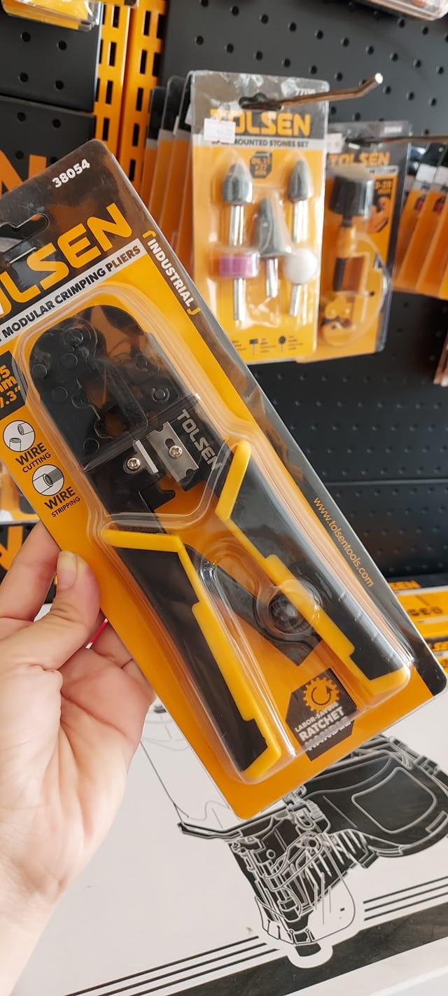 KỀM BẤM LINE 185mm TOLSEN 38054 - HÀNG CHÍNH HÃNG