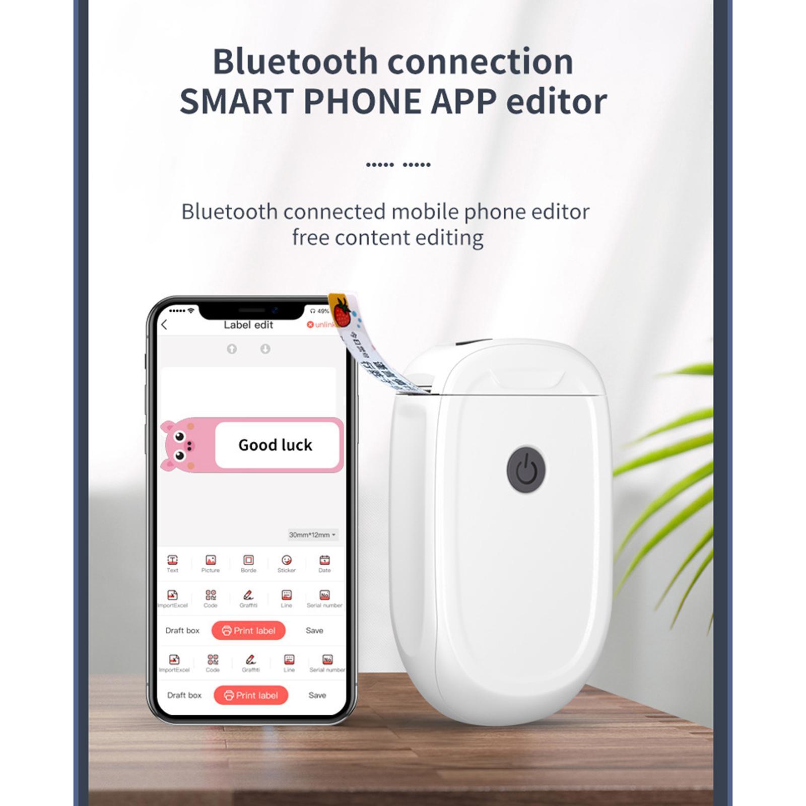Mini Thermal Label Portable Bluetooth P11