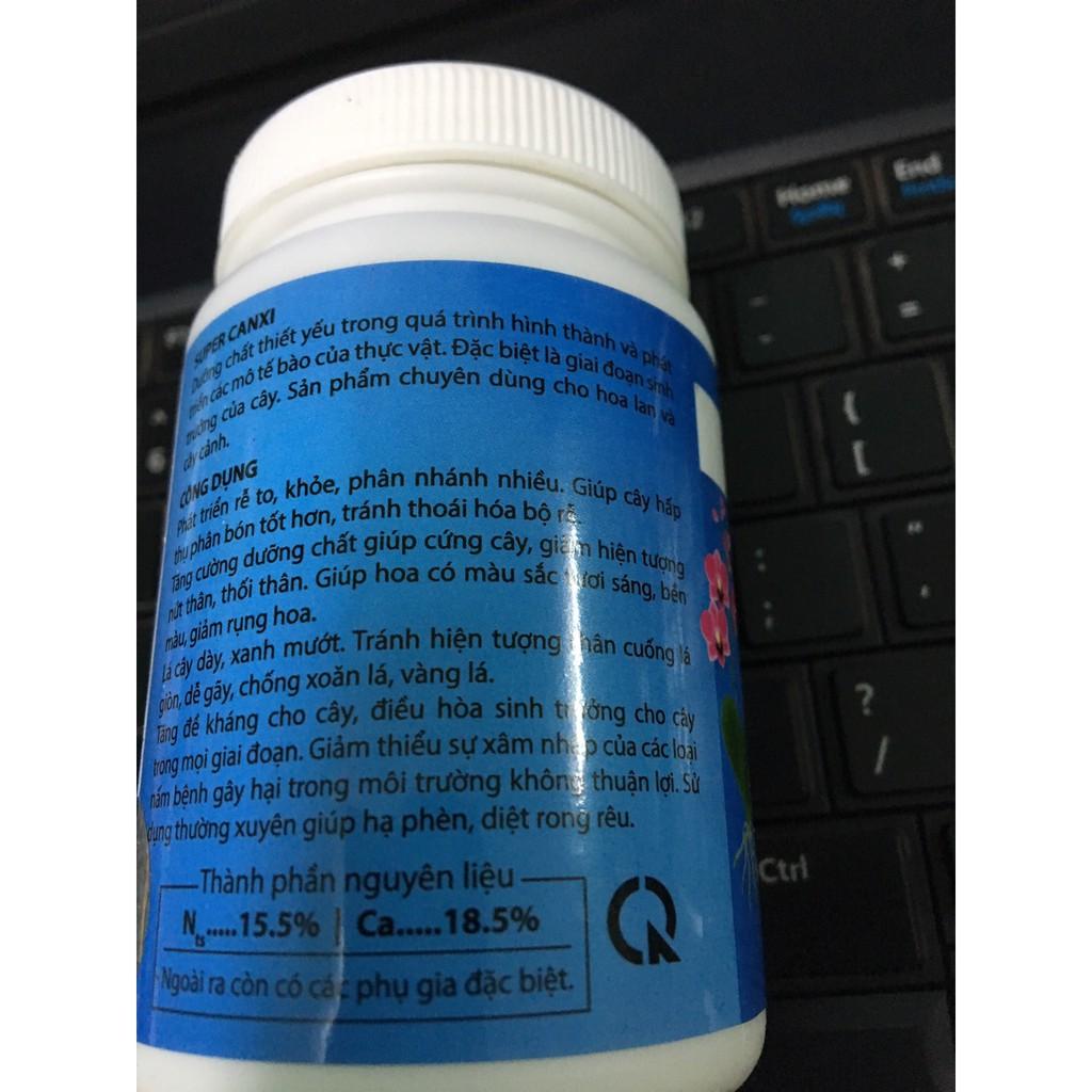 Phân bón Super Canxi Nitrat LỌ 100GR TÁM NGỌC