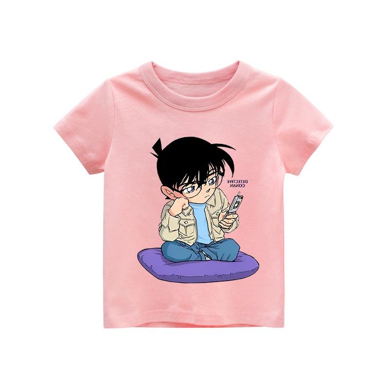 Áo thun trẻ em CONAN 2 , 8 màu áo, đầy đủ size có big size, MÀU KHÁC NHẮN TIN SHOP