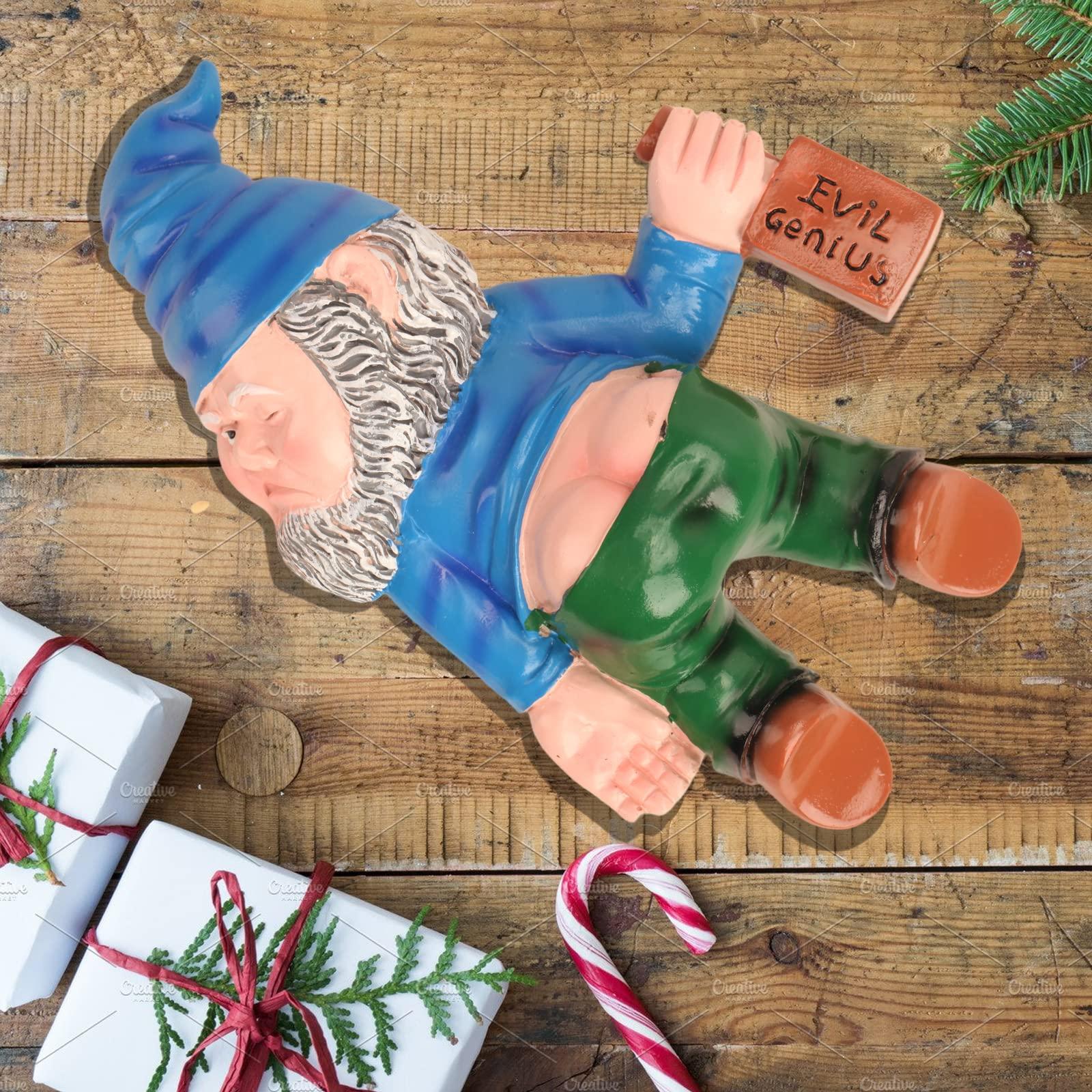 Gnomes vườn say xỉn sáng tạo cho bên ngoài, Tượng Gnome Garden, Harz Garden Dwarf Craft, Trang trí vườn, Tượng HARZ GARTEN FUNNT