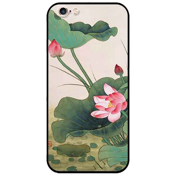 Ốp lưng in cho Iphone 6 Plus/ 6s Plus Mẫu Sen Vươn Lên