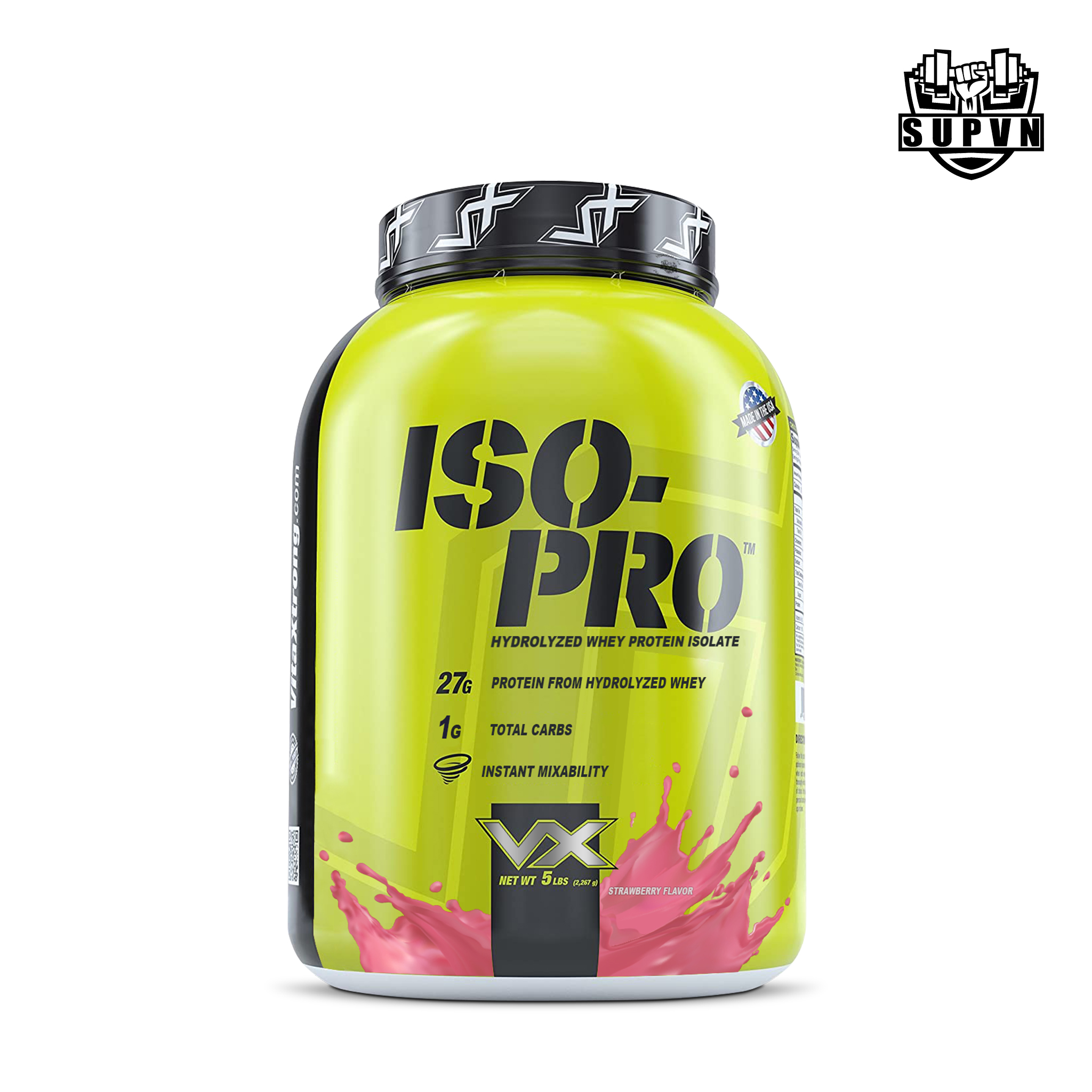 Iso Pro 5lbs 100% Hydrolyzed Dòng Whey Protein Hỗ Trợ Tăng Cơ - Giảm Mỡ Chính Hãng VitaXtrong