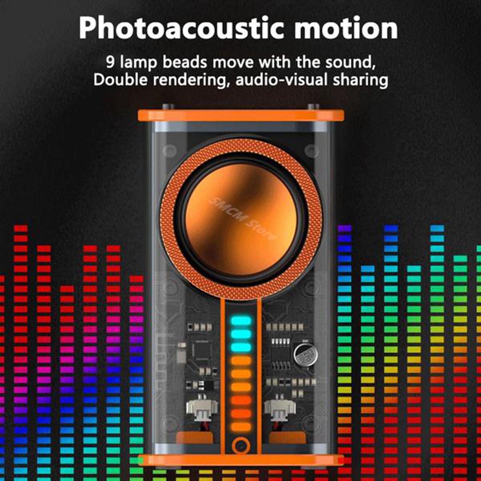 Wireless Bluetooth Speaker Sound Light Rhythm Subwoofer 5W