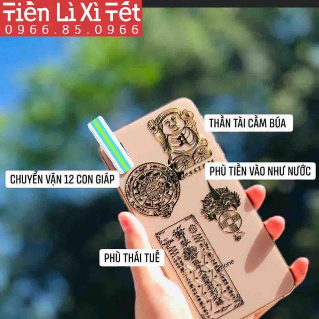 Linh Phù dán điện thoại, Linh phù tài lộc, Linh phù bát quái càn khôn