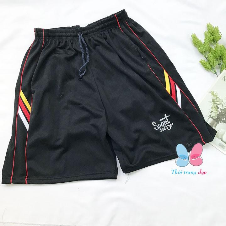 Quần đùi nam size từ 65-75kg quần short thun cho nam in chữ sport - QN83