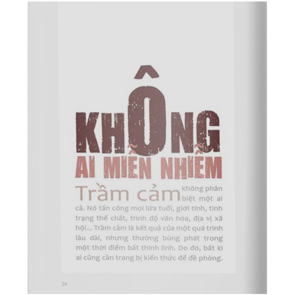 Trầm cảm Sát thủ thầm lặng