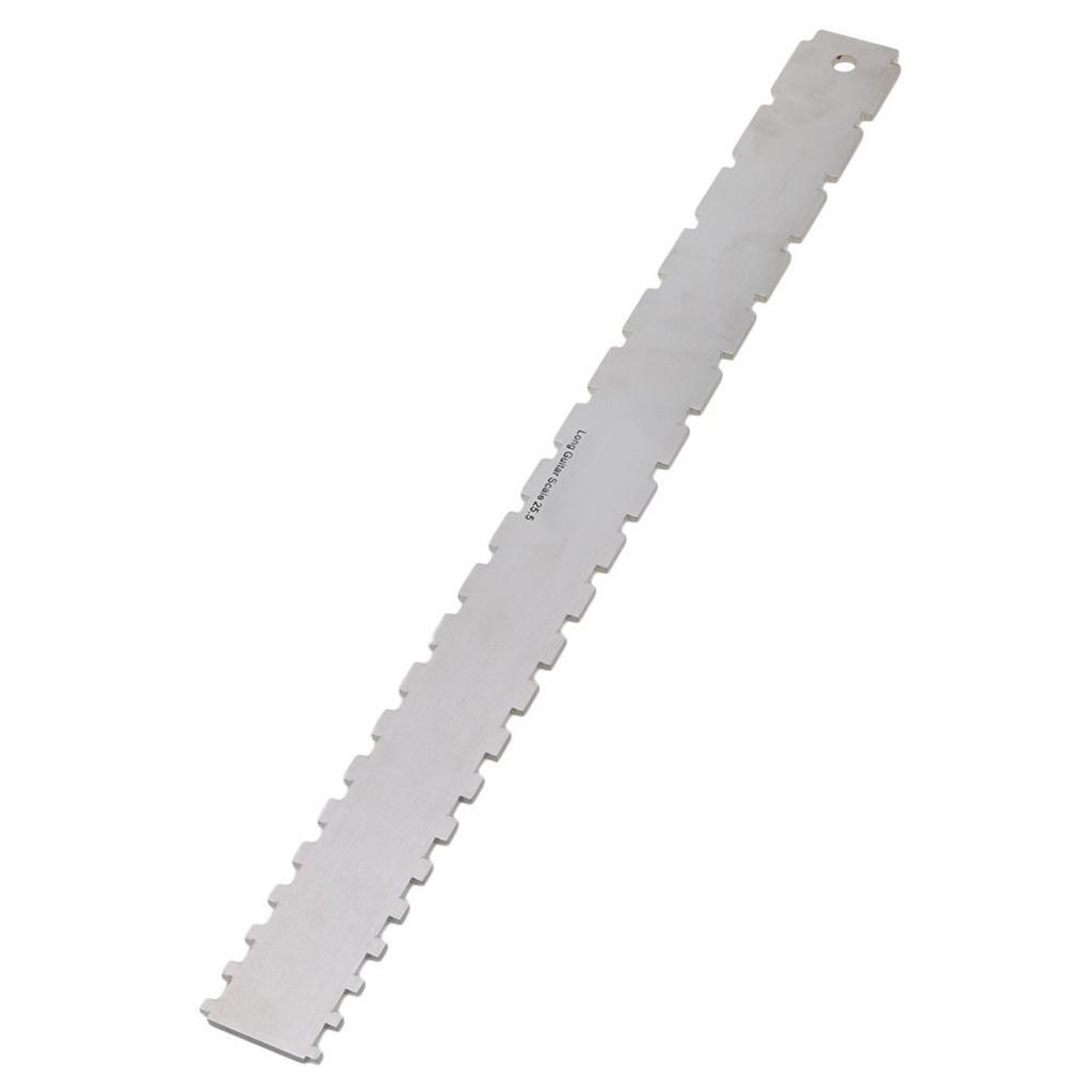 Guitar String Action Ruler + Fret File for Guitar Bass Mandolin Banjo Luthier Tools