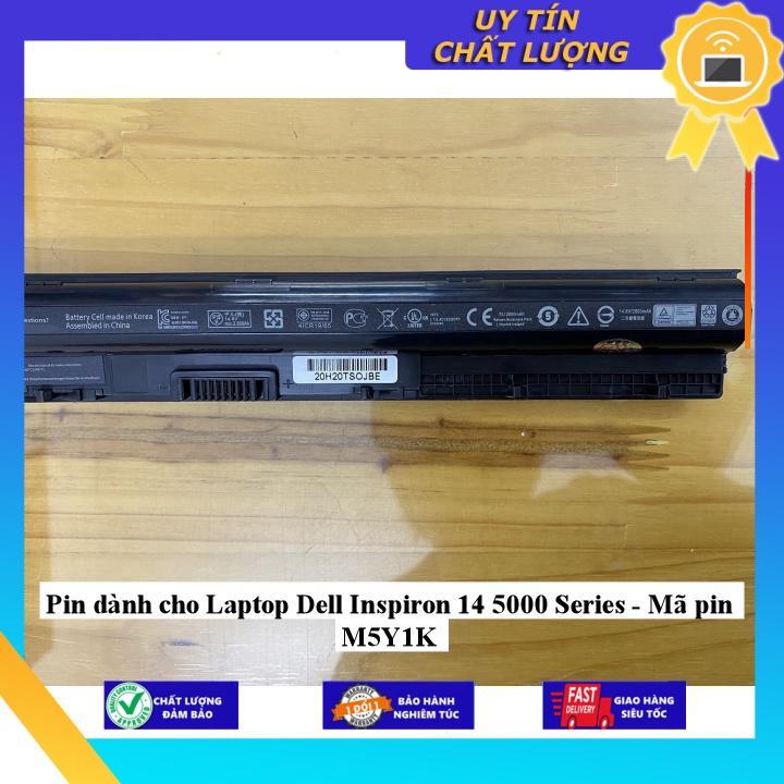 Pin dùng cho Laptop Dell Inspiron 14 5000 Series - Mã pin M5Y1K - Hàng Nhập Khẩu New Seal