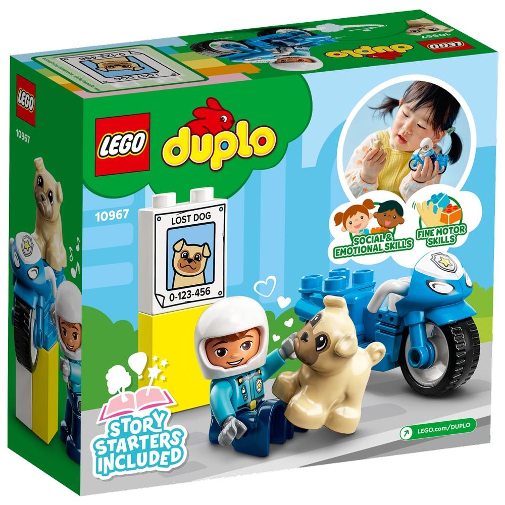 Đồ Chơi Lắp Ráp Lego Duplo 10967 - Police Motorcycle (5 Mảnh Ghép)