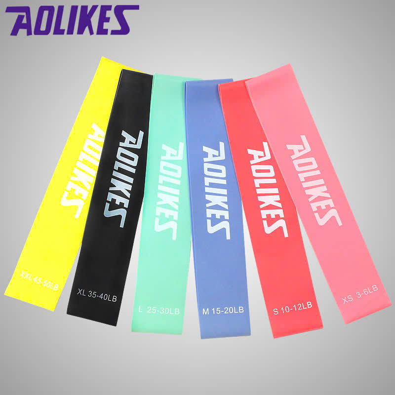 Bộ Dây tập kháng lực tập thể dục đàn hồi AOLIKES A-3601 cao su tự nhiên cao cấp resistance bands