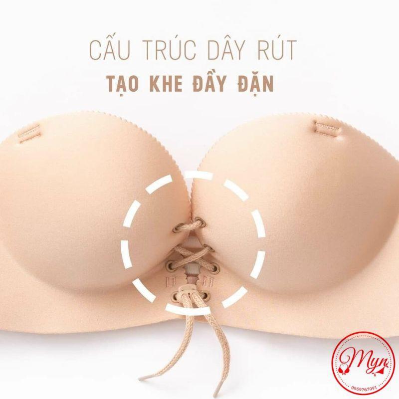 Áo lót bàn tay dây rút tạo khe nâng ngực cao cấp loại 1[tặng 1 bộ dây trong]