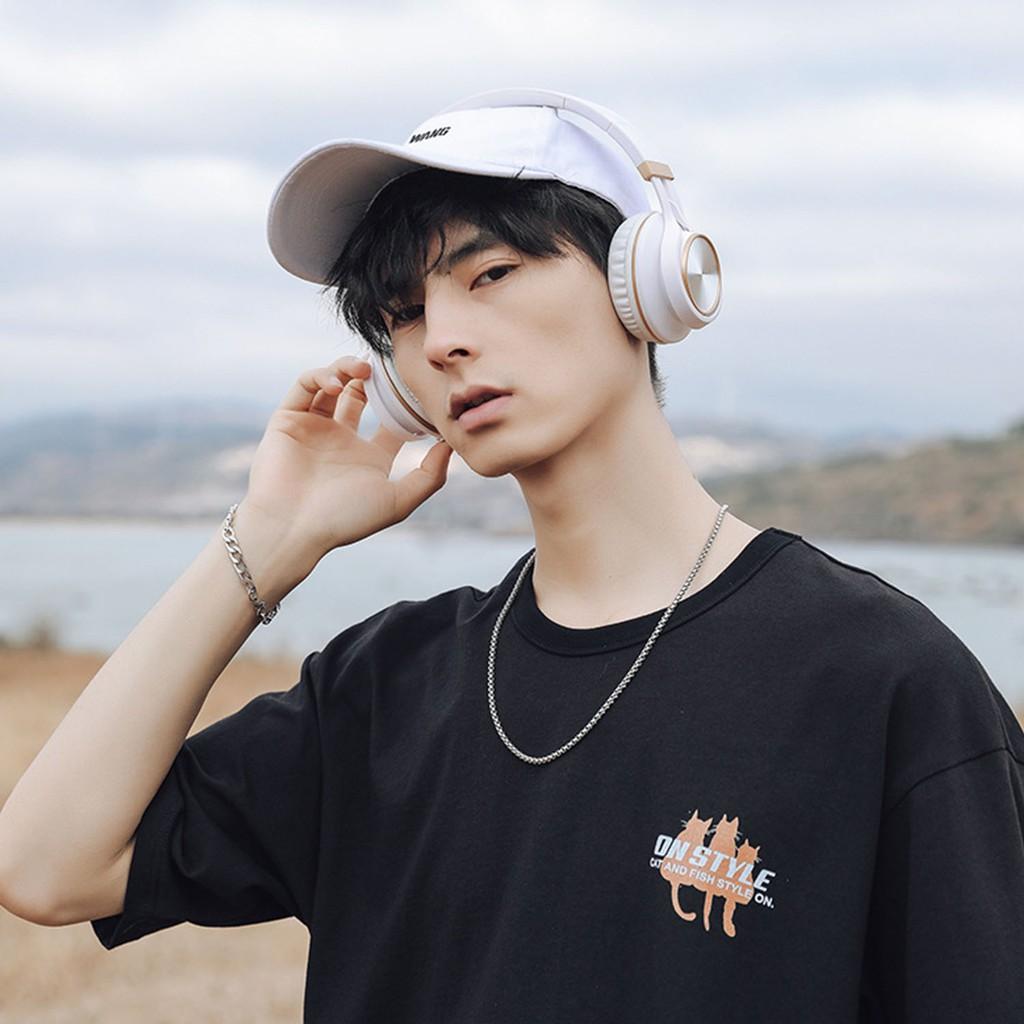 Áo phông unisex CAT AND FISH tay lỡ dáng rộng hot trend 2020