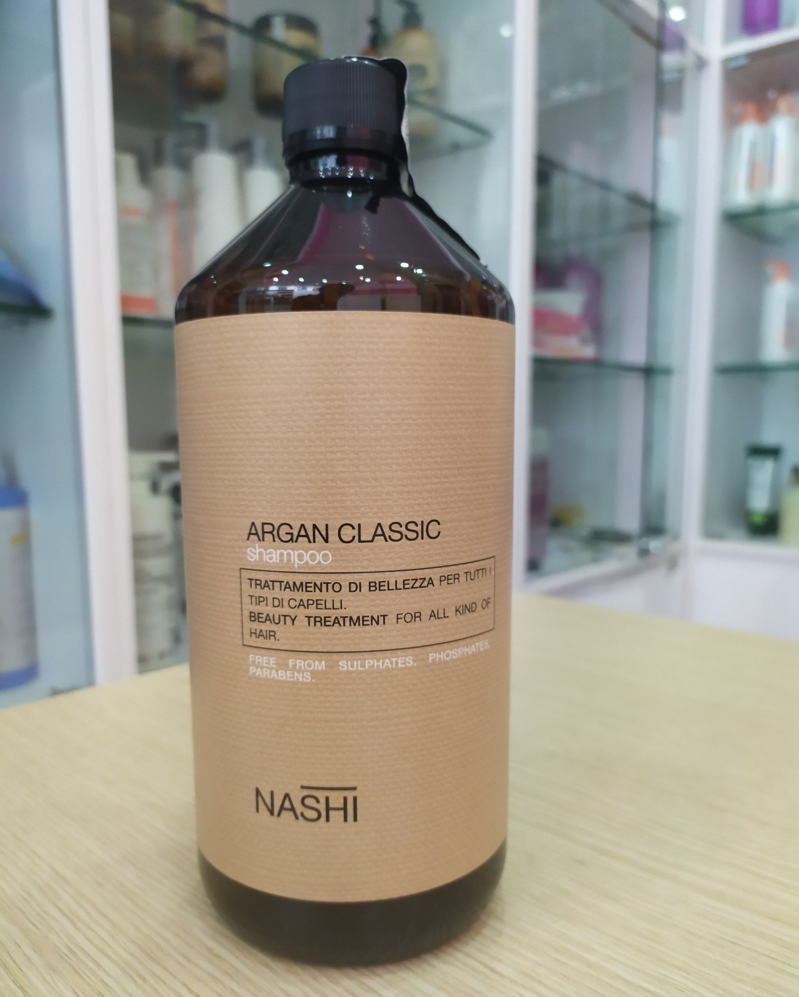 [+Tặng mũ trùm] DẦU GỘI PHỤC HỒI NASHI ARGAN DƯỠNG ẨM SUÔN MƯỢT 1000ML